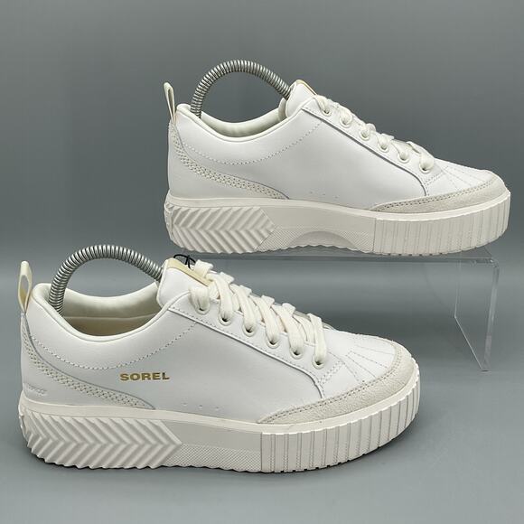 Sorel Women’s Ona Ave Low-top Sneakers Sea Salt Size 9 - Picture 1 of 10